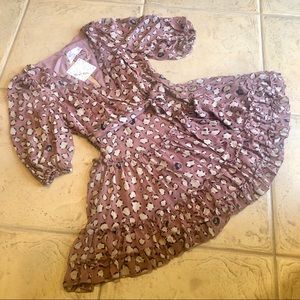 biba red leopard print skirt